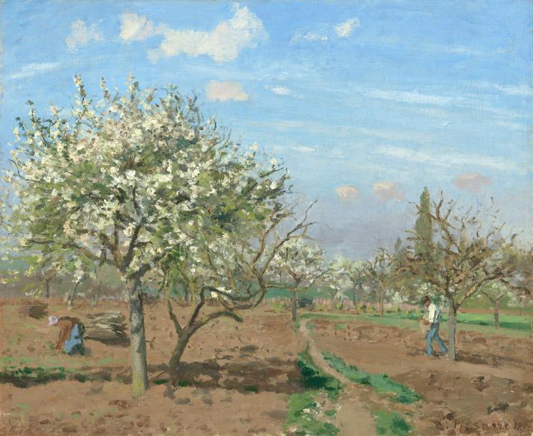 Camille Pissarro Orchard in  Bloom,Louveciennes (nn02) Sweden oil painting art
